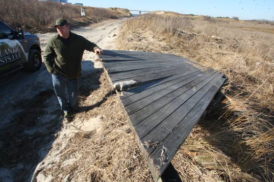 Boardwalk on the beach